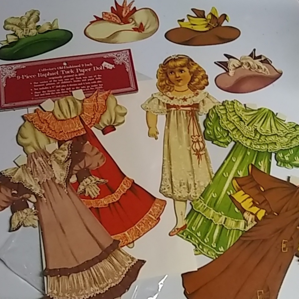 Old Fashion Paper doll set EUC Reprint